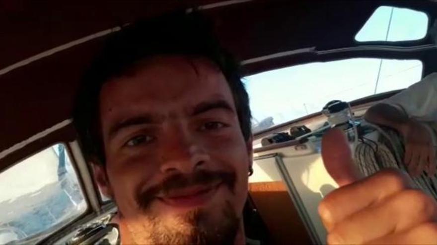 Último vídeo que Antonio Voinea mandó a su familia a Fuerteventura antes de desaparecer en el mar
