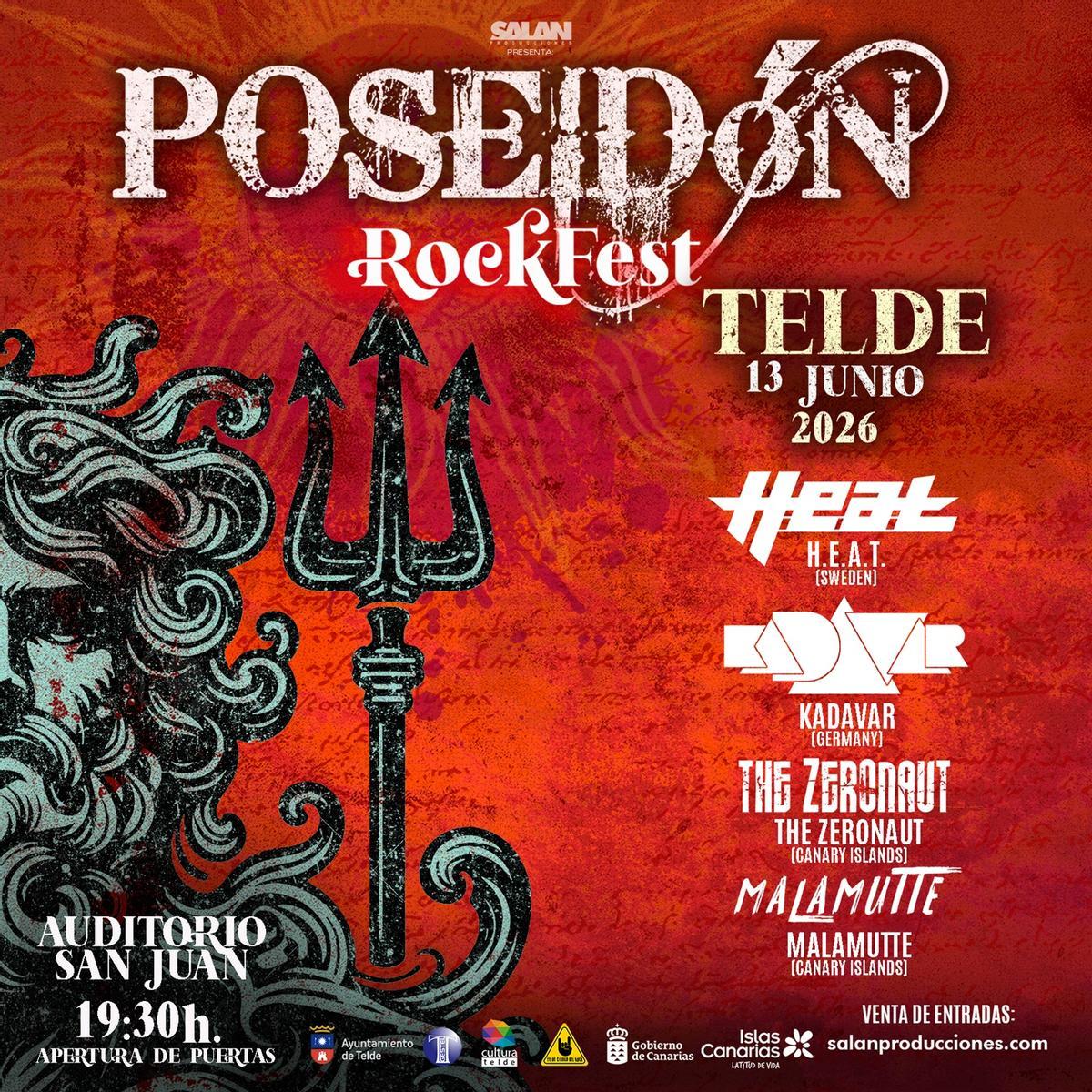 Cartel Poseidón Rockfest