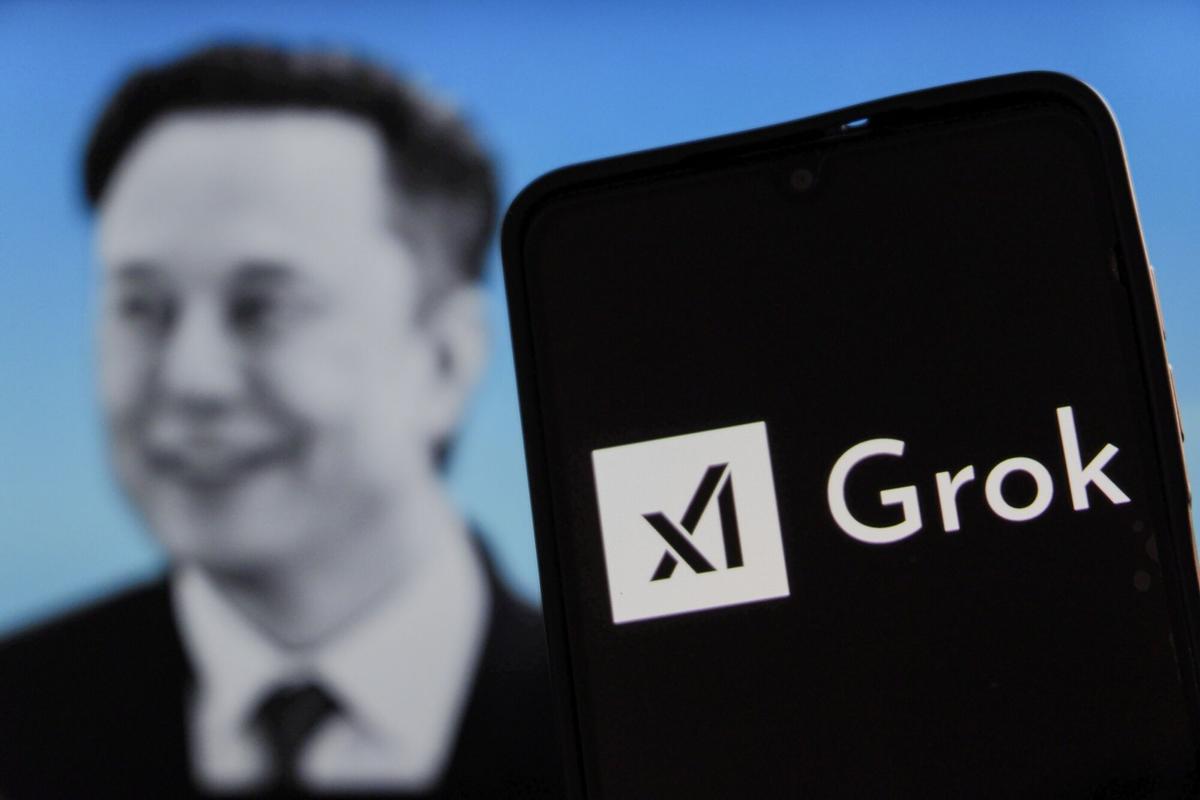 Grok, el modelo de IA generativa propiedad de Elon Musk.