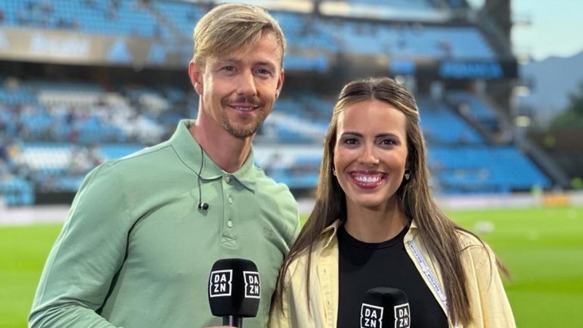 Guti, en su primer partido como comentarista en DAZN