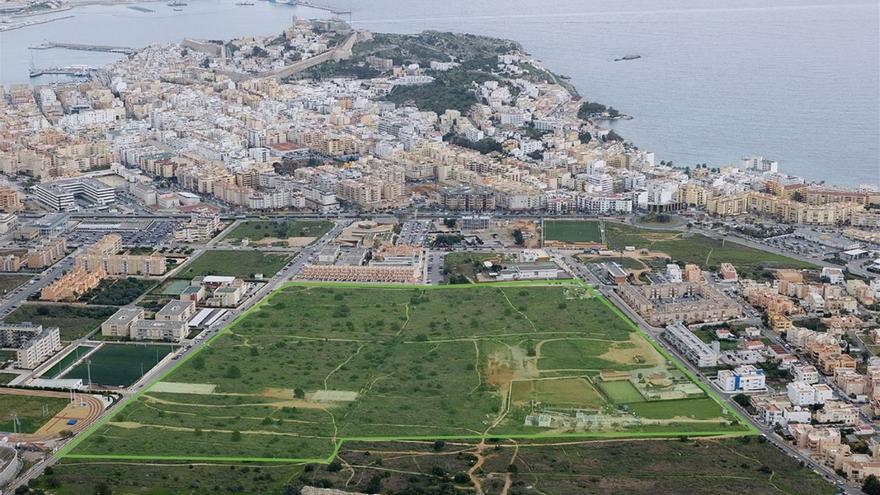 Urbanismo en Ibiza: Sale a concurso la urbanización de las VPO de Ca n’Escandell que creará el  parque de 78.000 m2