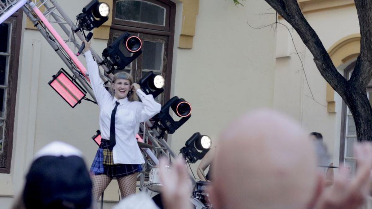 Un momento del «showcase» de Aiko en La Térmica.