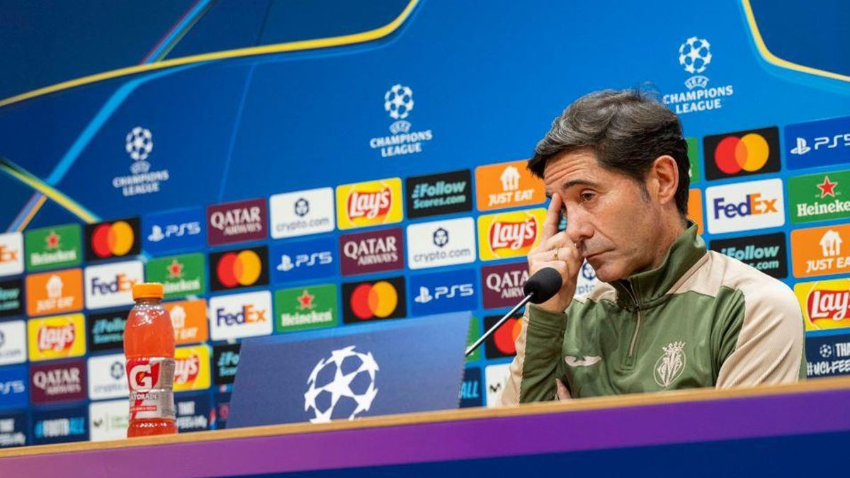 Marcelino en rueda de prensa