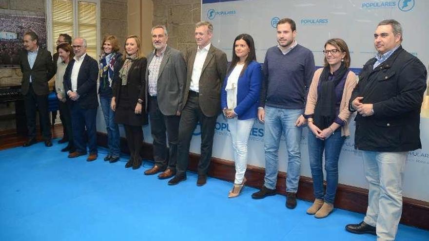 Reunión del comité de dirección del PP de Pontevedra. // Rafa Vázquez