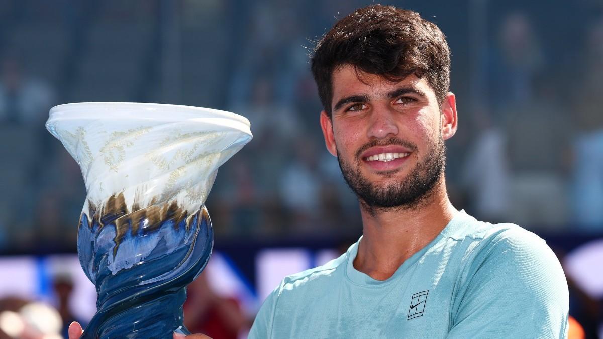 Carlos Alcaraz, con el título de Cincinnati