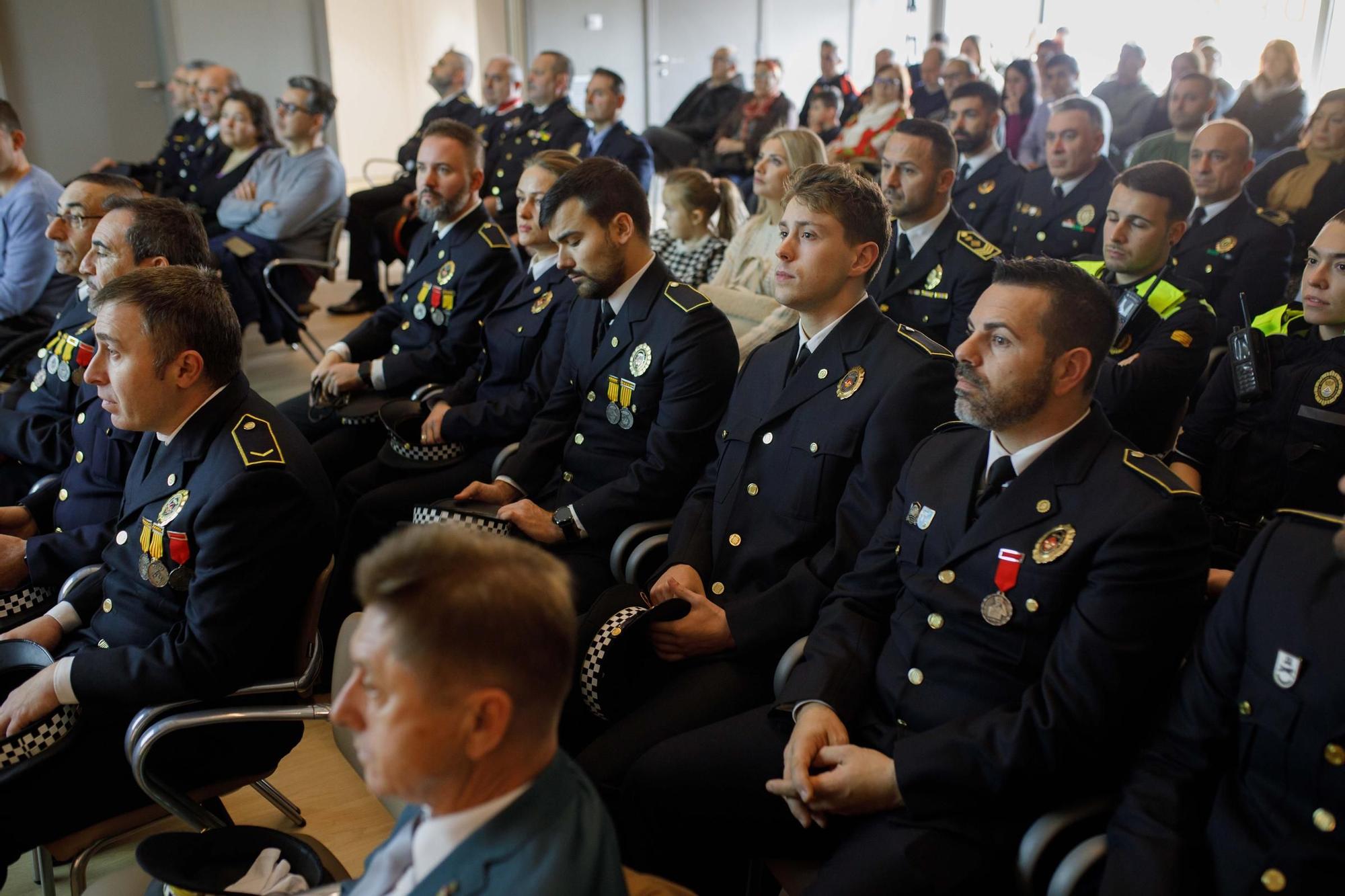 La celebració del Dia de la Policia Local de Caldes de Malavella, en imatges