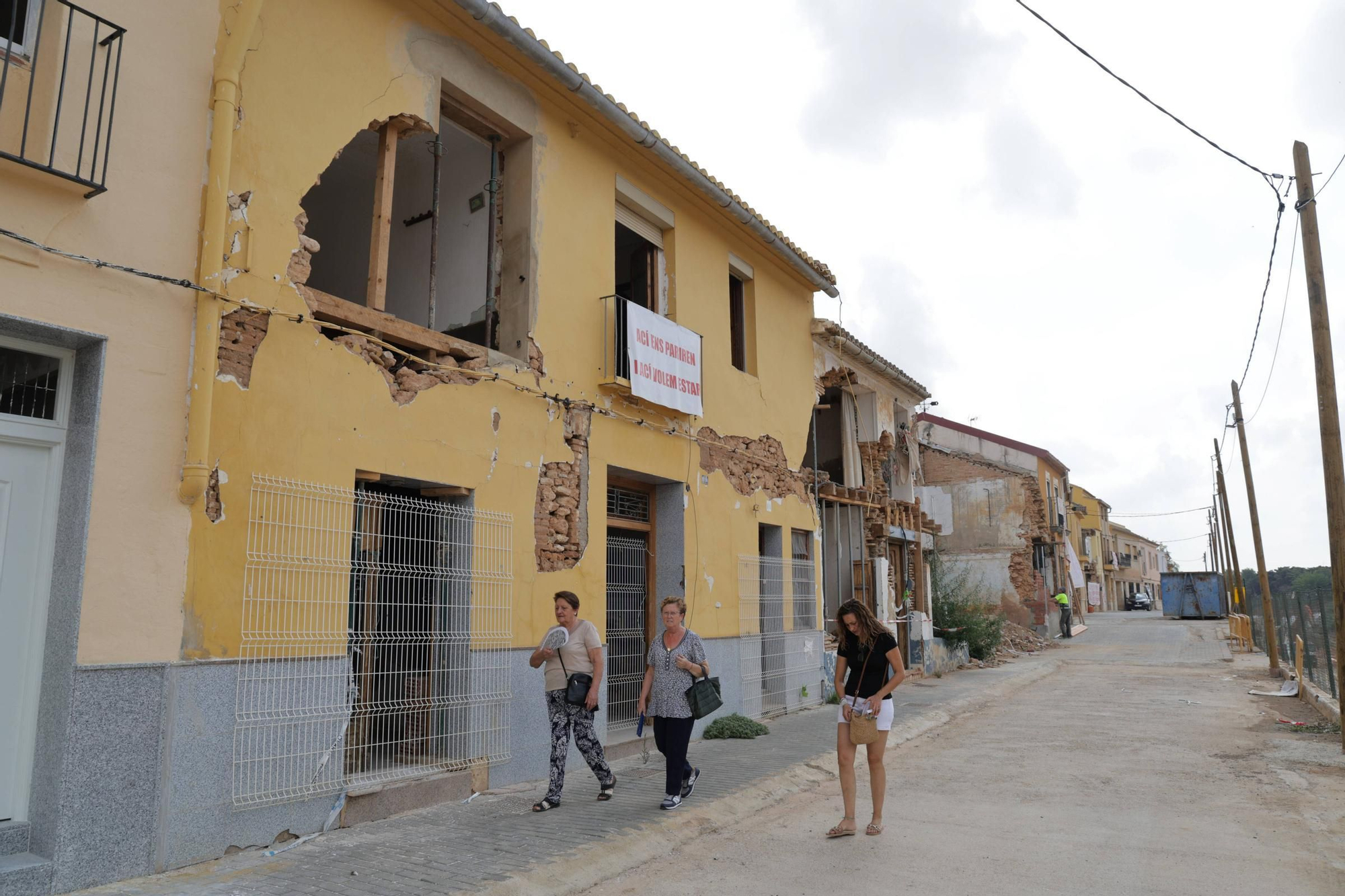 La calle Almassereta de Picanya nueve meses después