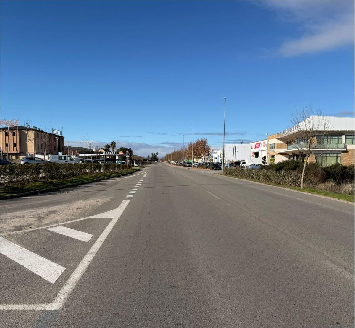 Tramo de vía para el cual el Círculo Empresarial pide una mayor señalización vial.