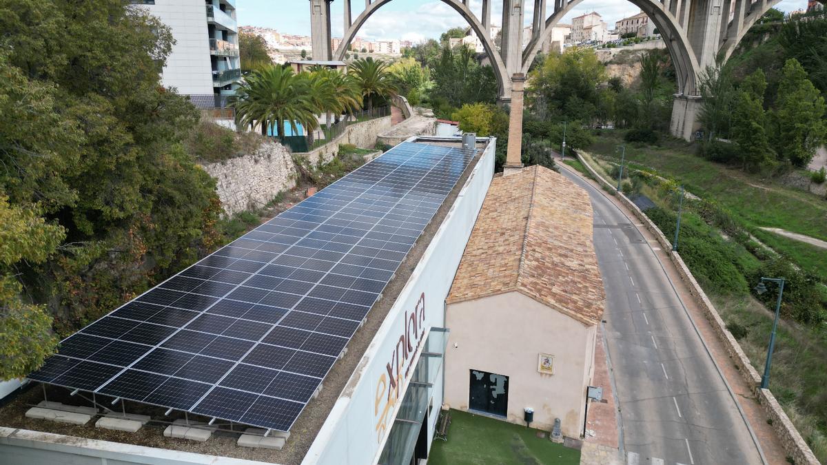 Las placas solares ya están operativas sobre el Museo Explora