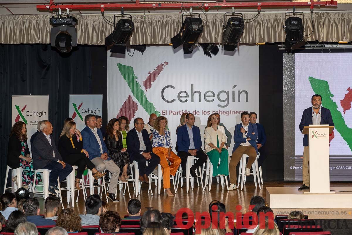 Elecciones 28M: Presentación de la lista de X Cehegín