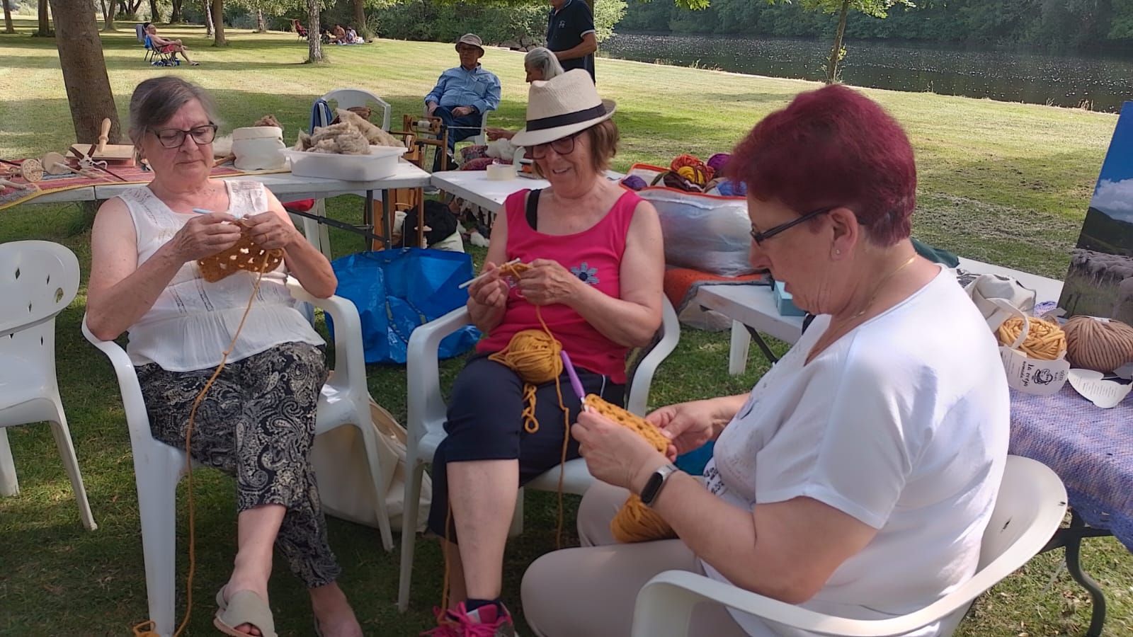 GALERÍA | Lana, terapia y labores con sabor reivindicativo en Sanabria