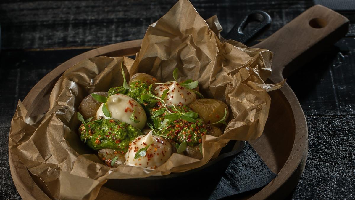 Las patatas bravas del restaurante Pepinillo.