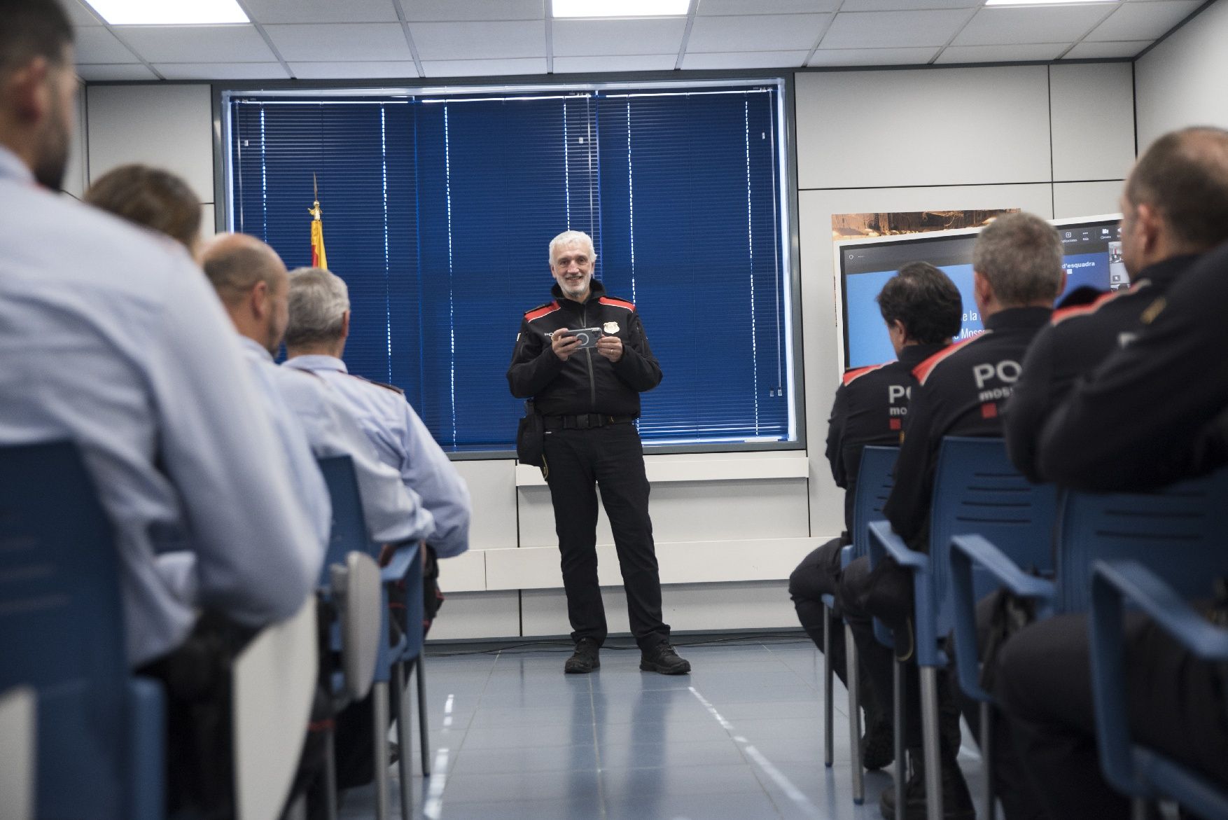 Les imatges de la presentació del nou uniforme de Mossos a Manresa