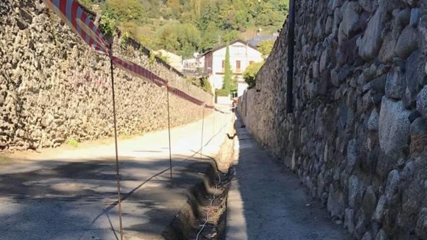 Les obres del carrer Bellavista de la Seu d&#039;Urgell iniciades recentment