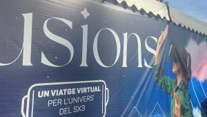 El espacio de realidad virtual de XS3 Il·lusions, en el Port de Barcelona.