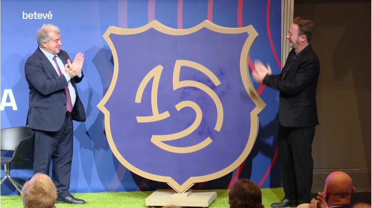 Laporta, junto a Carabén