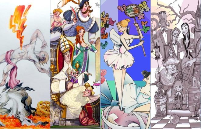 Fallas 2021. Bocetos de la Sección Segunda A