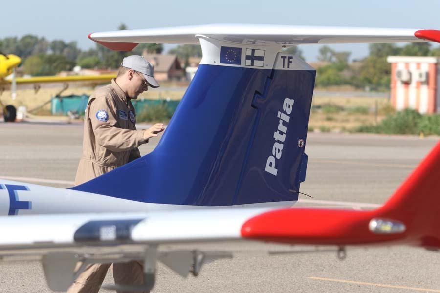 Patria, la escuela de pilotos finlandesa de Córdoba