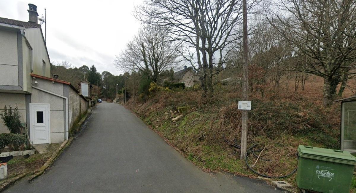 Entorno de la aldea de Pontealbar, en Trazo, donde asaltaron una vivienda