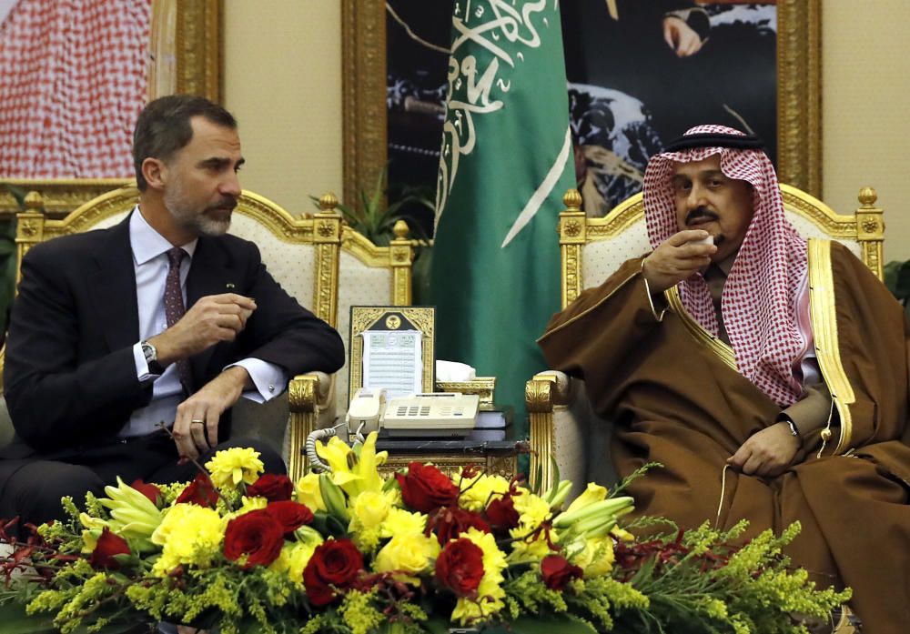 Felipe VI, condecorado en Arabia Saudí