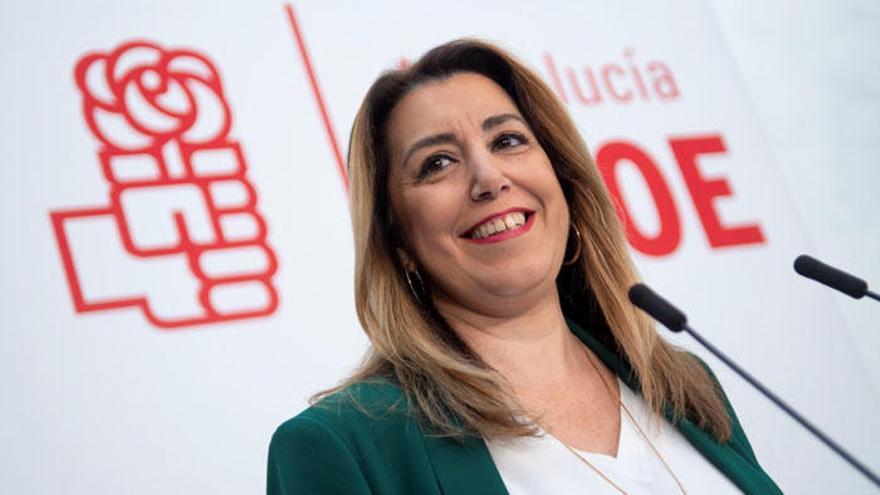 La secretaria general del PSOE-A y presidenta de la Junta en funciones, Susana Díaz.