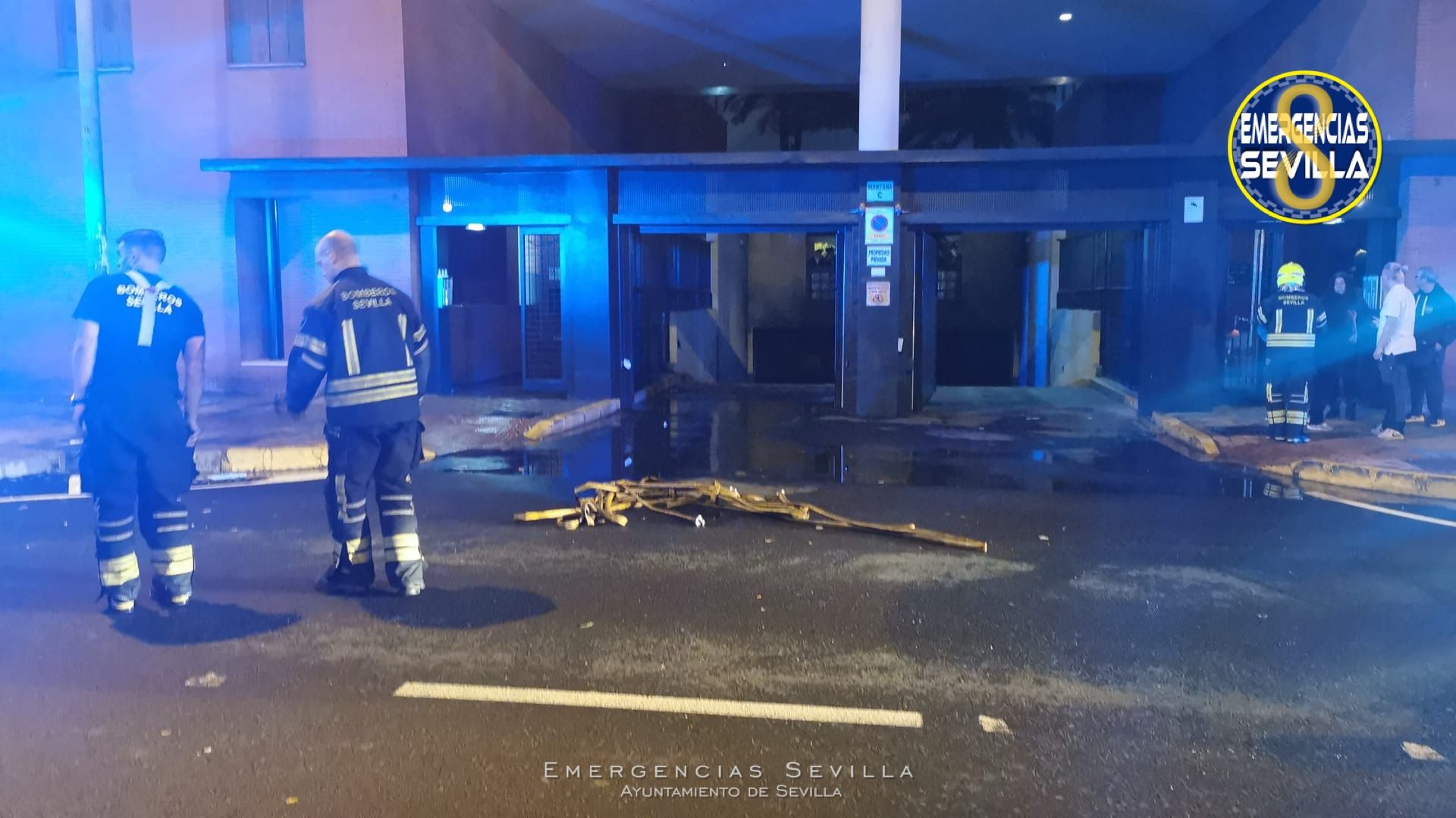 Las imágenes del incnedio en Pino Montano