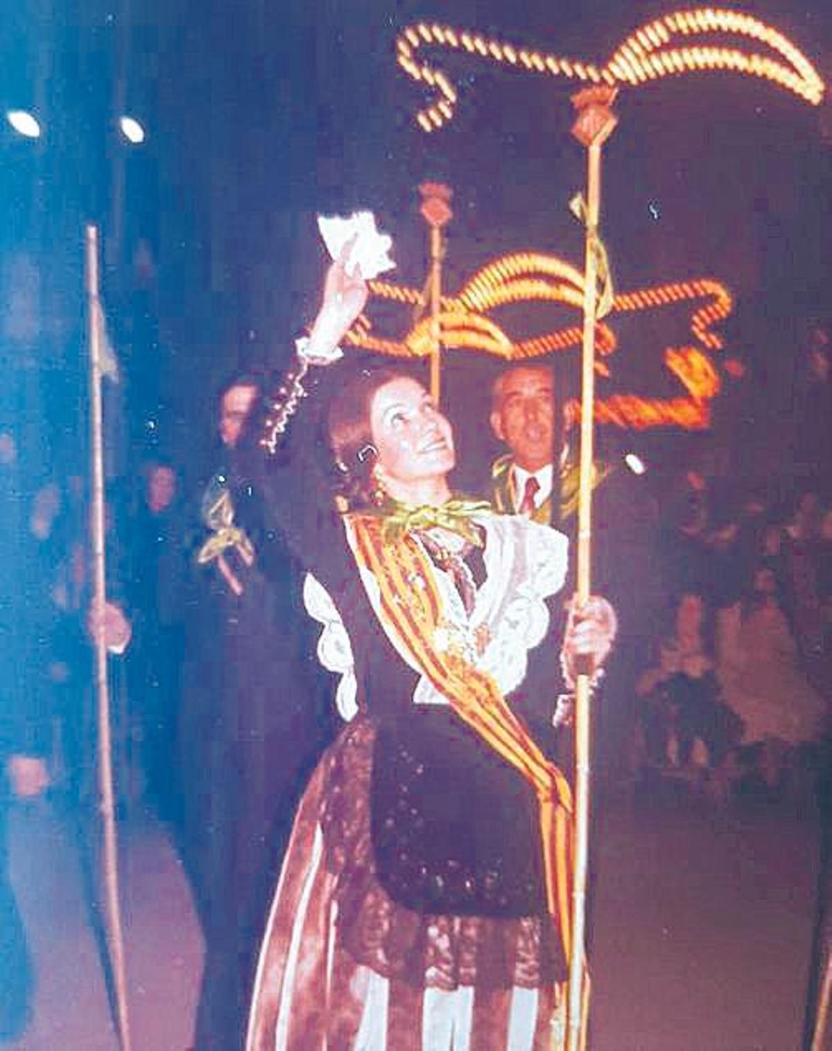 Asunción Adsuara fue la primera reina infantil en 1969 y Na Violant en 1975 (fotografía).