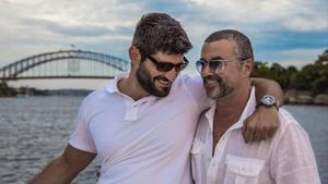 George Michael y Fadi Fawar, en una imagen de archivo.