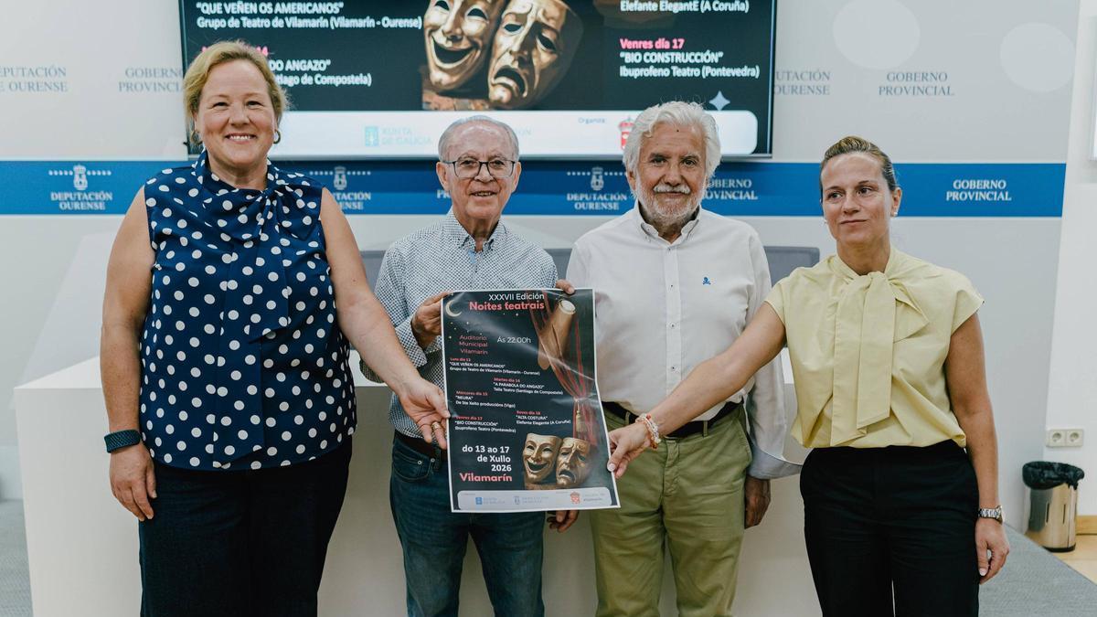 Presentación, este jueves, de la programación de las Noites Teatrais de Vilamarín.