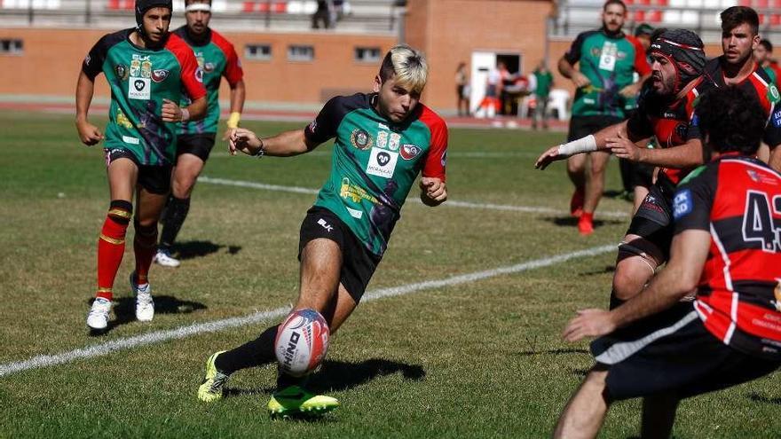 Zamora Rugby en un partido anterior.