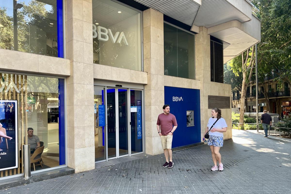 Una oficina del BBVA