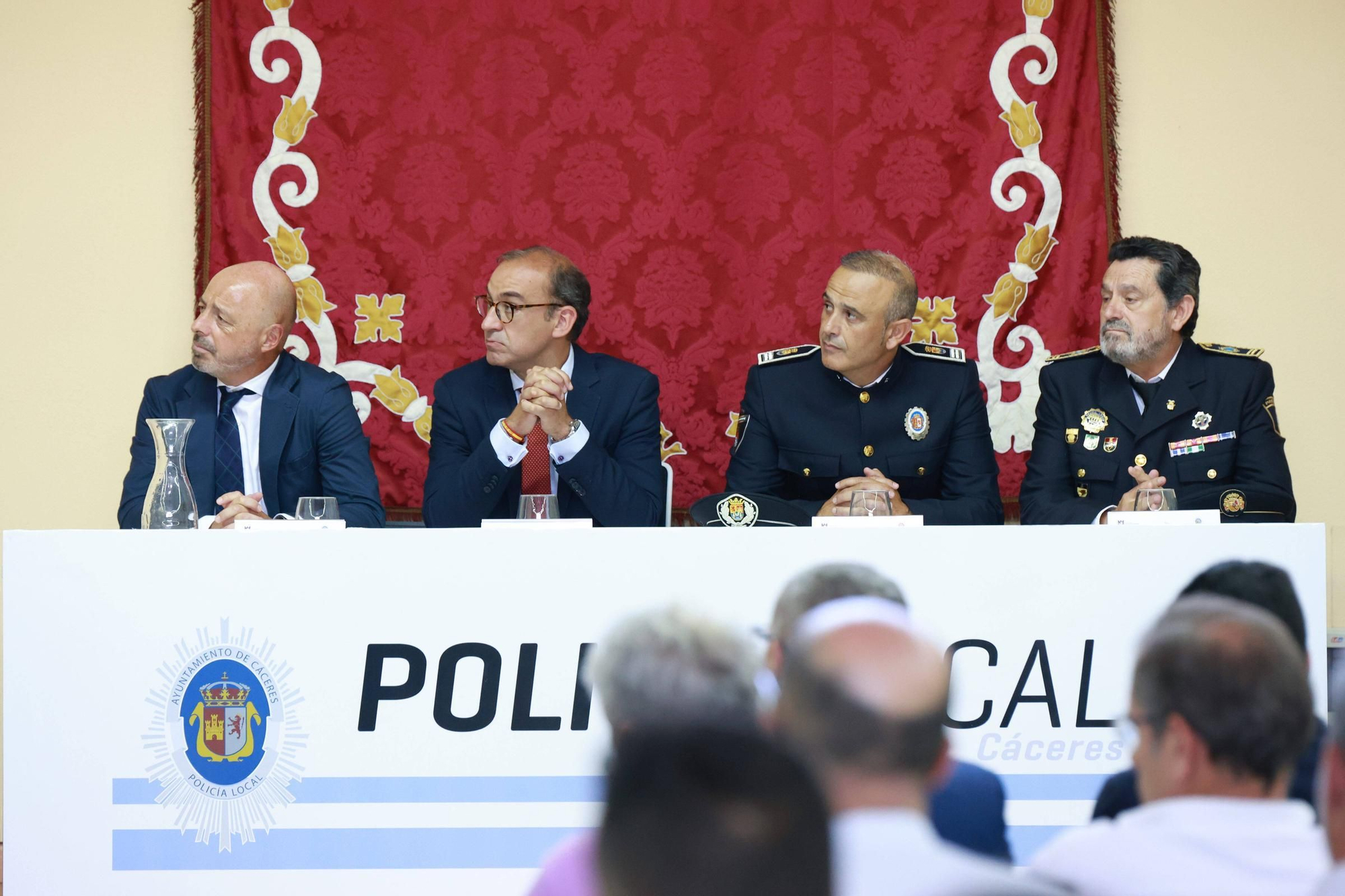 Acto institucional de la Policía Local de Cáceres por la festividad de la Virgen del Carmen