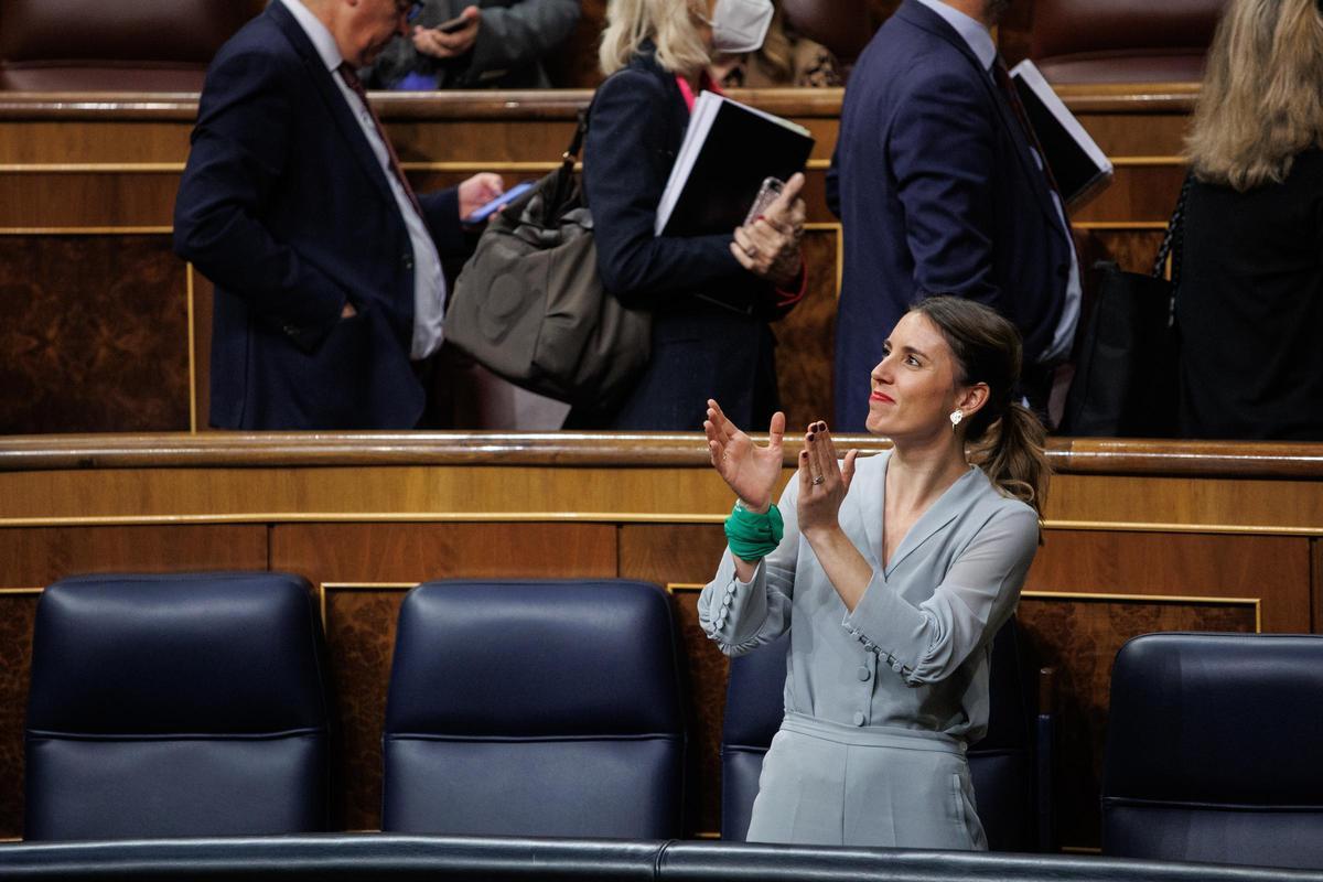 Irene Montero, fue la ministra de Igualdad, que lideró la reforma en 2023