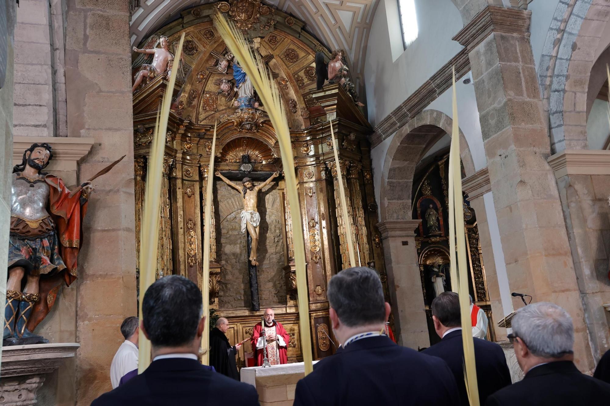 Procesión y bendición de las palmas en la Catedral.