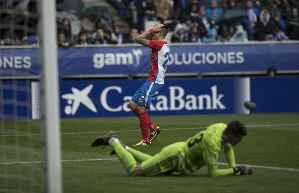 El derbi entre Oviedo y Sporting en imágenes