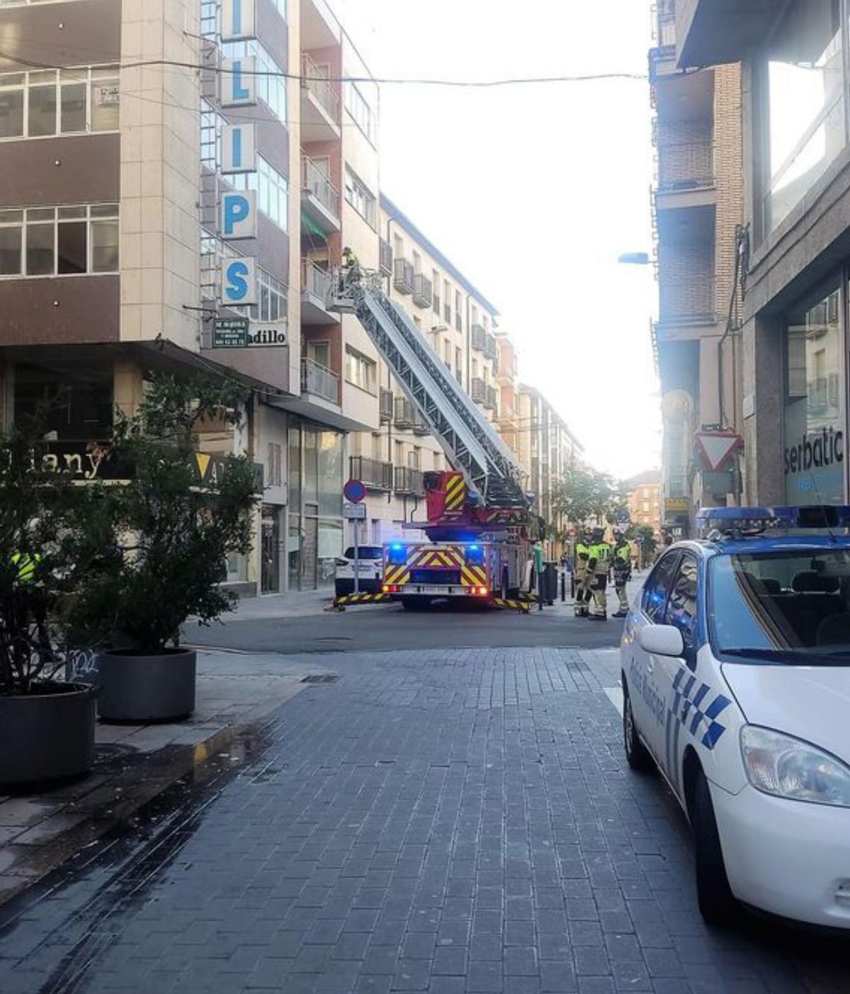 Un centenar de emergencias atendidas, con los bomberos desbordados por Kirk