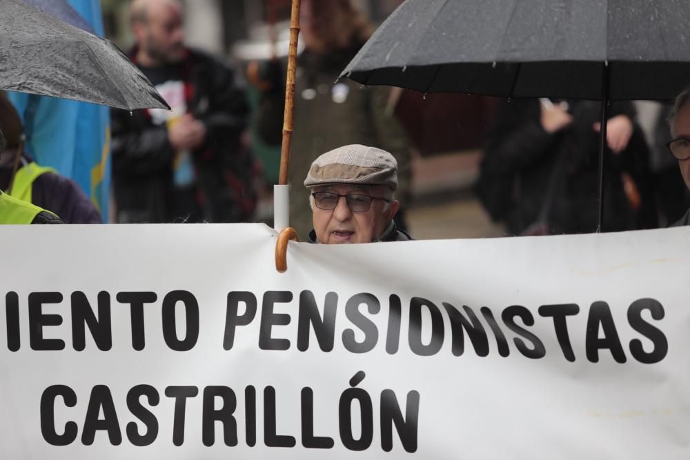 Manifestación en defensa de las pensiones en Oviedo