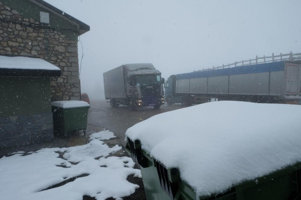 Nieve en el Puerto de Pajares