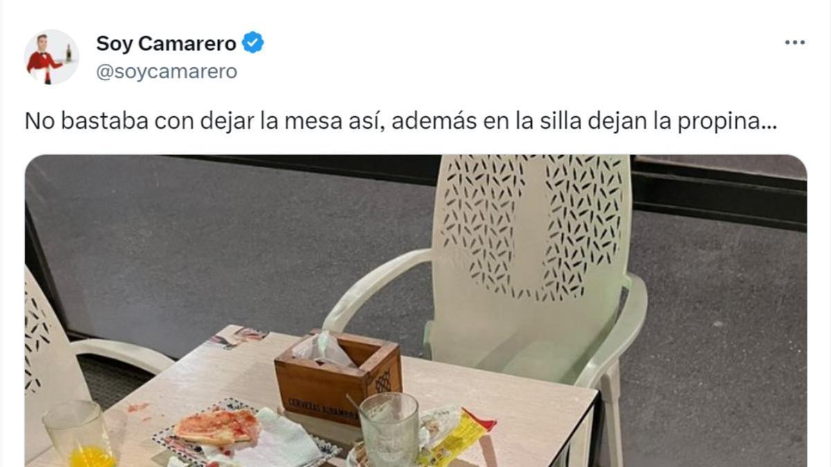 Tweet de Soy Camarero.