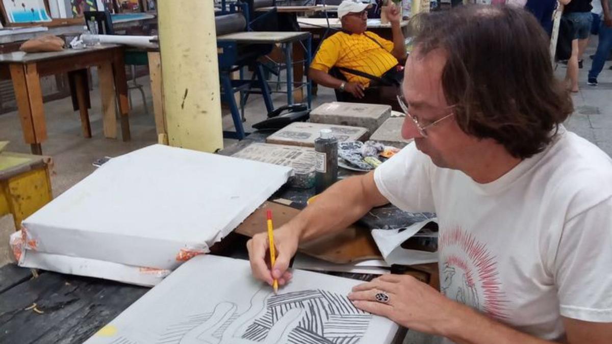 Marcos Vidal trabajando en el Experimental. | 
