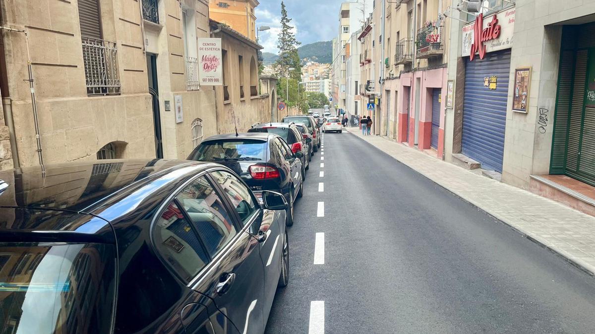 Las obras de mejora de accesibilidad en la calle Mestre Espí ya han acabado