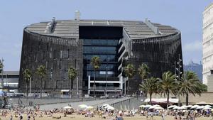 Vista del Parc de Recerca Biomèdica de Barcelona. 