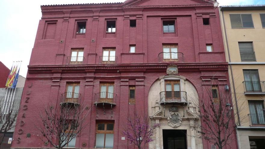 Fachada de los juzgados de Calatayud, uno de los que cuentan ya con una ‘sala amigable’.