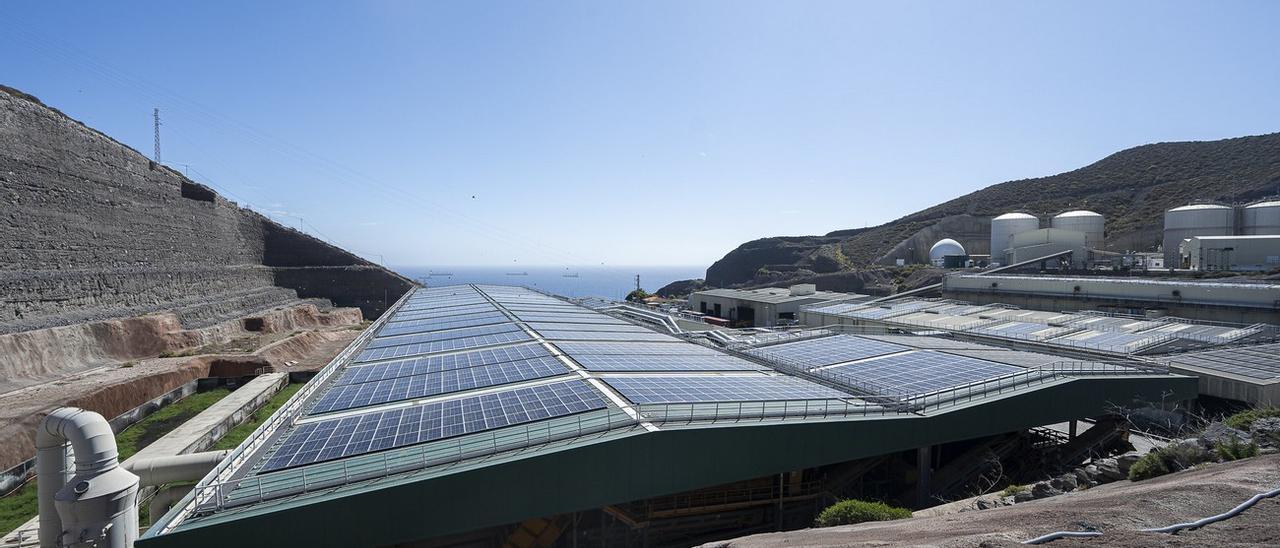 Gran Canaria cuenta con la planta fotovoltaica pública más potente de Canarias: Ecoparque Norte de Salto del Negro