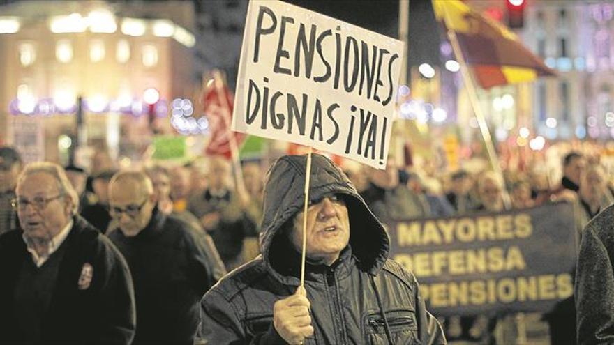 Los pensionistas perderán casi 200 euros de media en Aragón en 2018