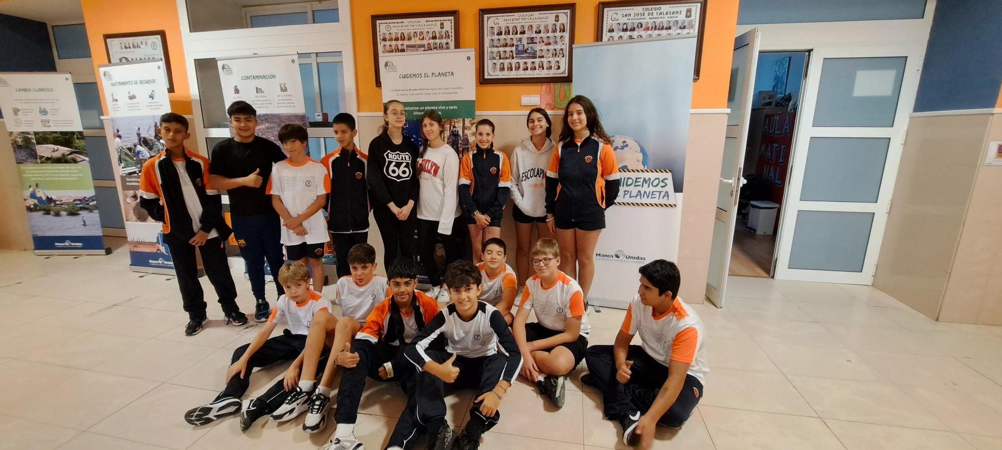 Los alumnos del colegio San José de Calasanz de Barbastro &#039;cuidan el planeta&#039;