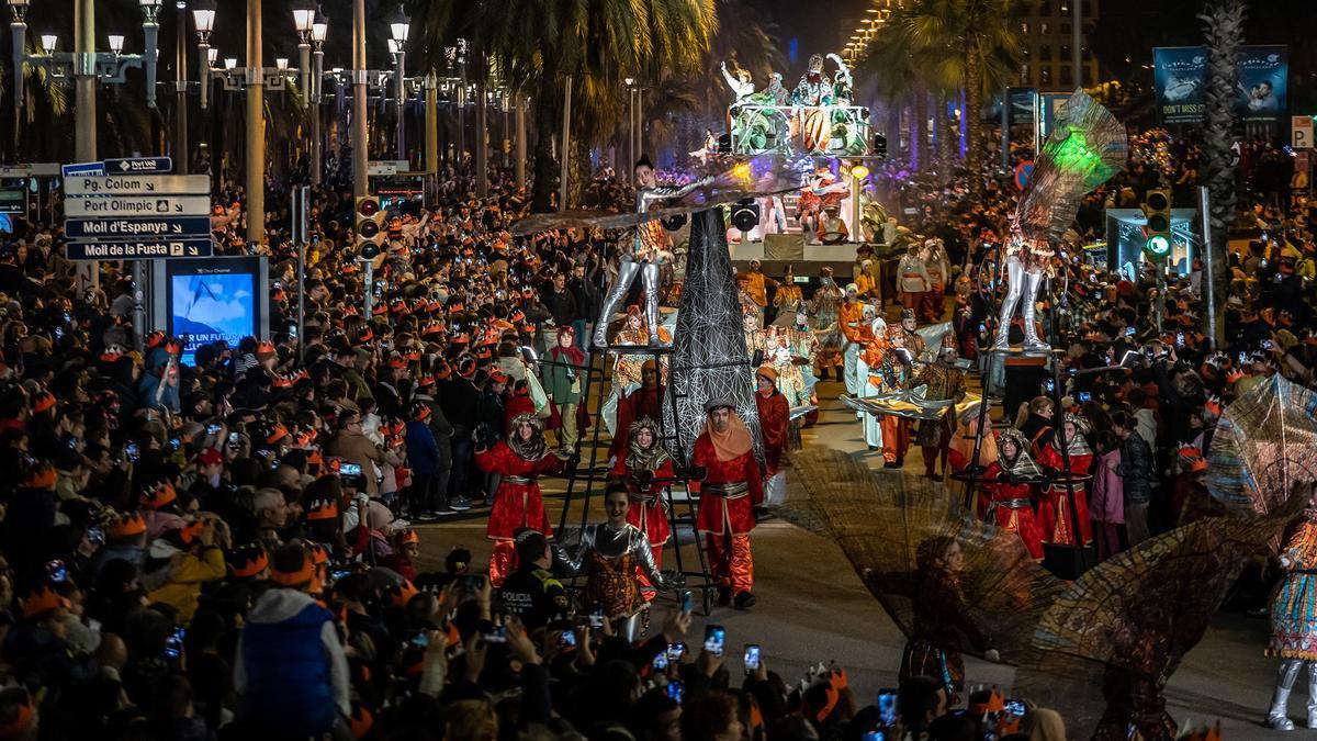 Cabalgata de Reyes Barcelona 2023 ultima hora de la llegada de