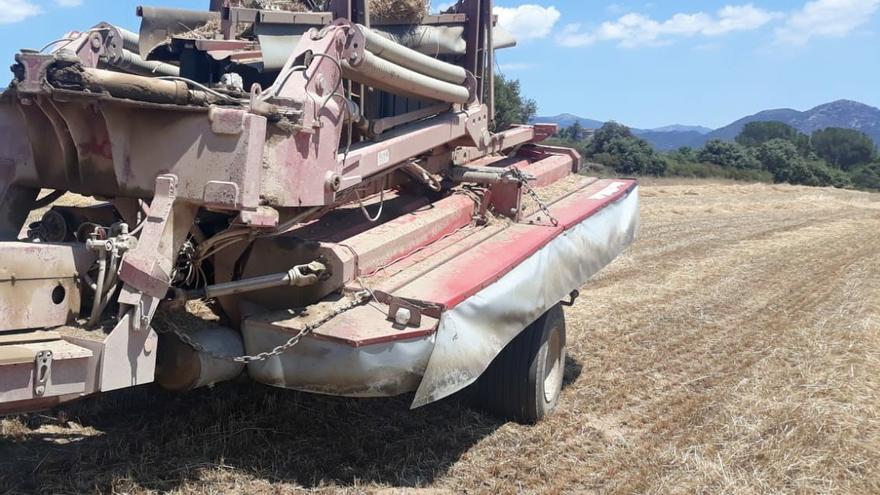 La màqina agrícola que hauria generat l&#039;espurna del foc