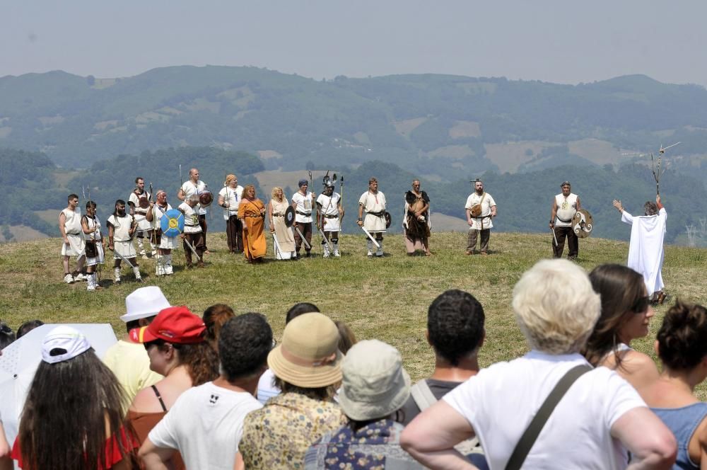 Batalla entre astures y romanos en Carabanzo