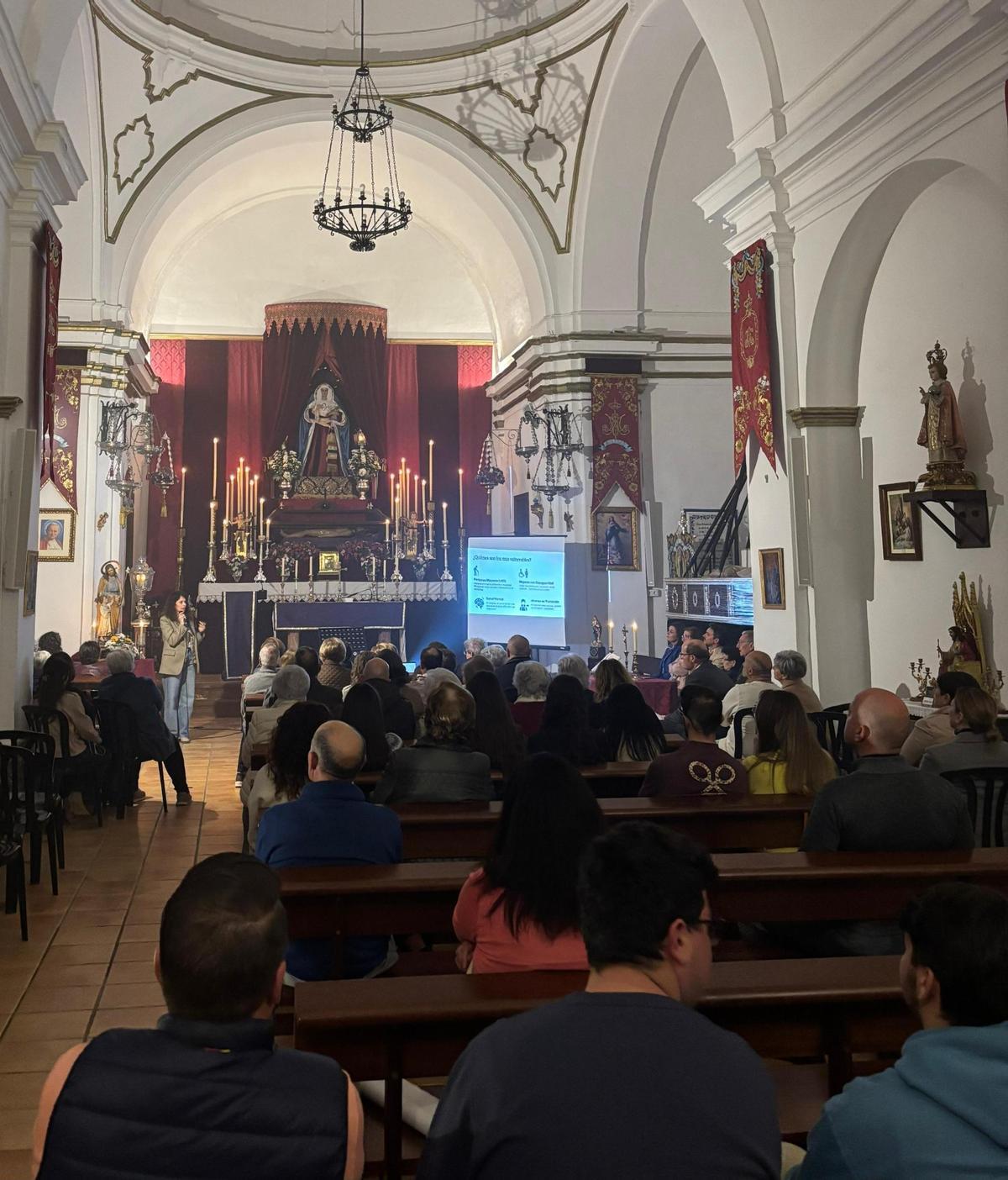 La Hermandad de la Soledad de Villafranca celebra sus cultos cuaresmales con un triduo y dos conferencias.